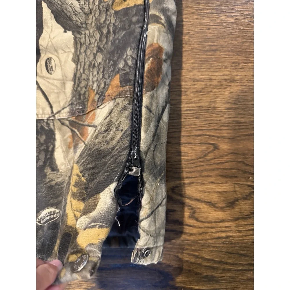 Walls Real tree Hardware Camo Insulated Bib Overalls Youth XL 18 Hunting